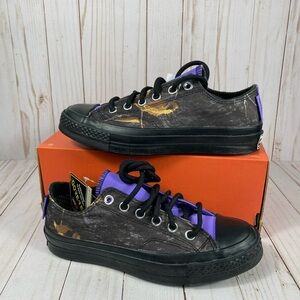 Converse Black and Lilac Size:6,5